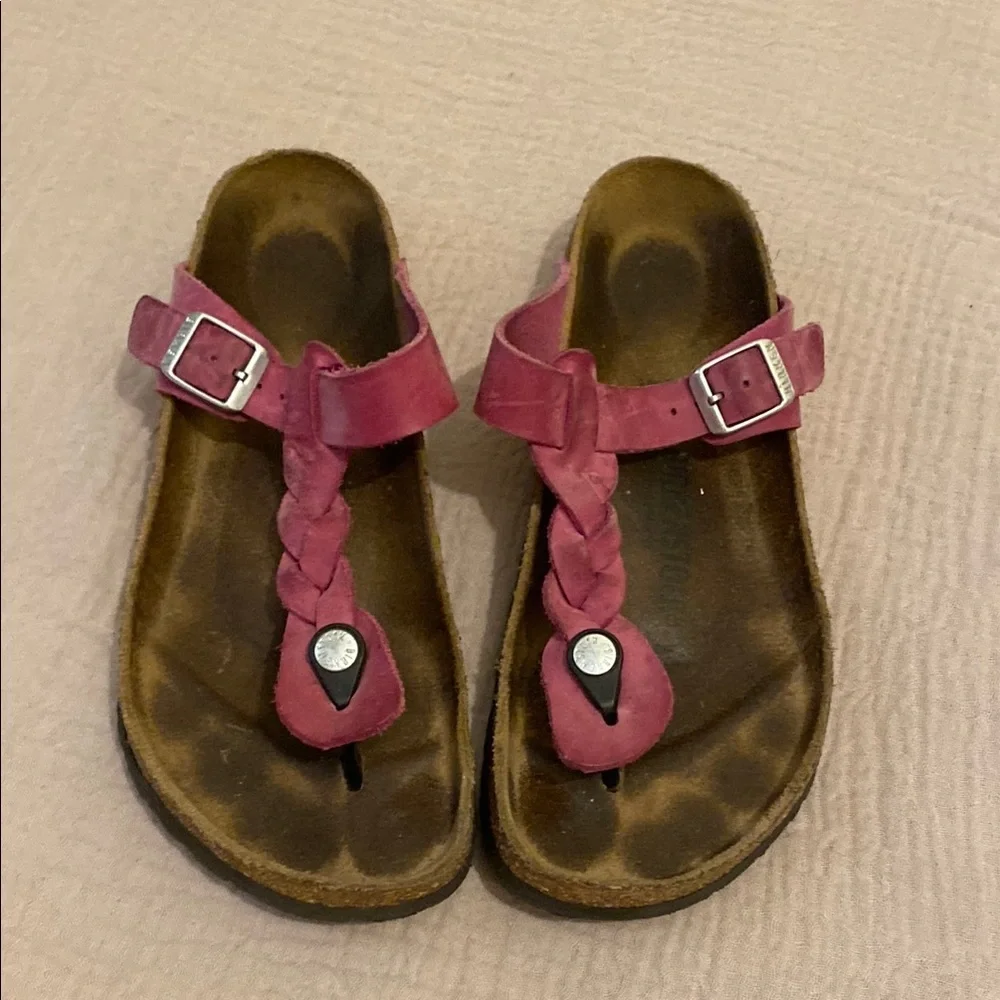 Birkenstock Pink Sandals. Size 40